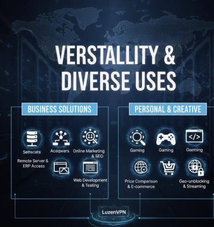 루젠VPN LuzenVPN 다양한 비즈니스/개인 용도 활용 가능